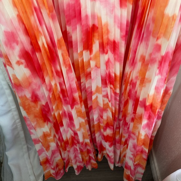 Plus size Pink and Orange Dress size 22W - Picture 4 of 9